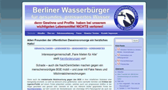 Desktop Screenshot of berliner-wasserbuerger.de