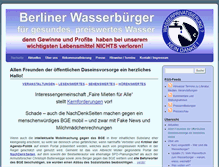 Tablet Screenshot of berliner-wasserbuerger.de